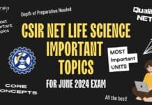 CSIR NET Life Science Important Topics