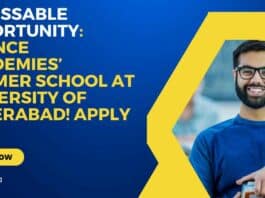 SCIENCE ACADEMIES’ SUMMER SCHOOL 15th MAY TO 11th JUNE, 2024