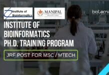 Institute of Bioinformatics PhD Training