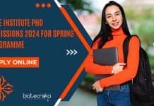 Bose Institute Admissions 2024