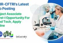 CSIR-CFTRI Job Posting