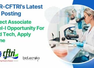 CSIR-CFTRI Job Posting