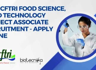 CSIR-CFTRI Food Science, Food Technology Project Associate Recruitment – Apply Online CSIR-CFTRI Food Science