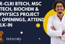 CSIR-CLRI BTech Biotech