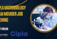 Cipla Microbiology Team Member
