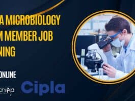 Cipla Microbiology Team Member