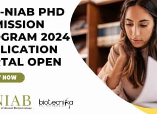 DBT-NIAB PhD Admission 2024