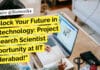 Project Research Scientist Opportunity at IIT Hyderabad – Life Sciences Apply Online IIT Hyderabad Research Scientist Non-Medical For PhD Biotech, Biochem & Life Sciences - Apply Online