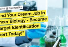 "Land Your Dream Job in Cancer Biology - Become a Target Identification Expert Today!"