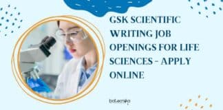 GSK Scientific Writing Job