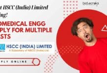 HSCC India Limited Hiring