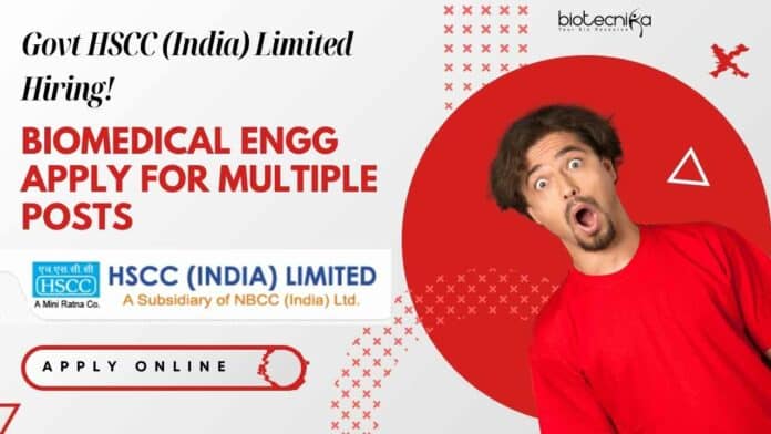 HSCC India Limited Hiring