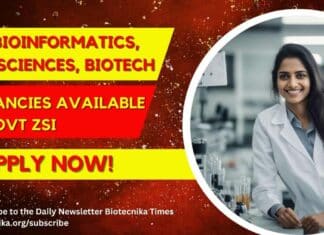 ZSI Vacancies Bioinformatics Life Sciences