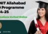 MNNIT Allahabad PhD Programme 2024-25 – Applications Invited Online MNNIT PhD Programme 2024-25