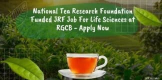 RGCB Vacancy MSc Life Sciences