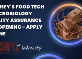 Hershey’s Food Tech & Microbiology Quality Assurance Job Opening – Apply Online Hershey's Food Tech
