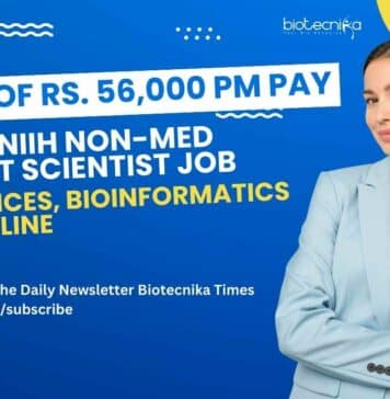 ICMR-NIIH Non-Med Project Scientist Job