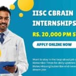 IISc CBRAIN Internships 2024