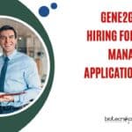 Gene2Go Pvt. Ltd. Hiring For Business Manager Role – Applications Invited Gene2Go Pvt. Ltd. Hiring For Business Manager Role - Applications Invited
