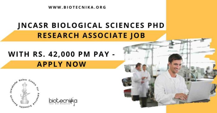 JNCASR Biological Sciences PhD