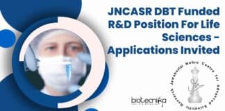 JNCASR R&D Position For