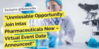 "Unmissable Opportunity: Join Intas Pharmaceuticals Now – Virtual Event Date Announced!"