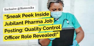 QC Microbiology Officer Vacancy