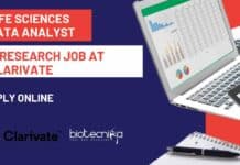 Clarivate Healthcare Research & Data Analyst Job For Life Sciences, Biotech - Apply Online