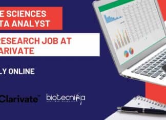 Clarivate Healthcare Research & Data Analyst Job For Life Sciences, Biotech - Apply Online