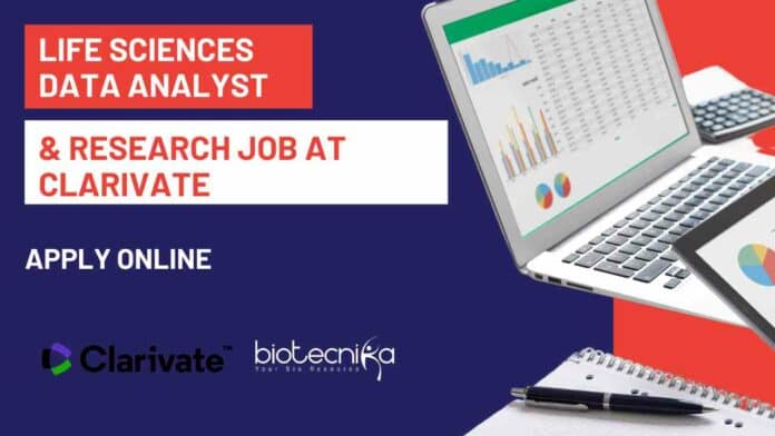 Clarivate Healthcare Research & Data Analyst Job For Life Sciences, Biotech - Apply Online