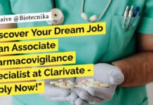Clarivate Pharmacovigilance Specialist Job Opening - Life Sciences Apply Online