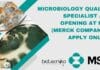 Microbiology Quality Specialist Job