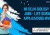 National Institute of Immunology Biology, Life Sciences Research Fellow Job Opening, Applications Invited NII Delhi Biology SRF Jobs