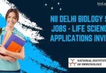 NII Delhi Biology SRF Jobs