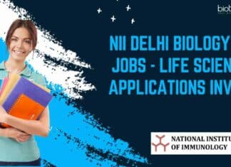National Institute of Immunology Biology, Life Sciences Research Fellow Job Opening, Applications Invited NII Delhi Biology SRF Jobs
