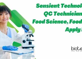 Sensient Technologies QC Technician Job – Food Science, Food Tech Apply Now! Sensient Technologies QC Technician