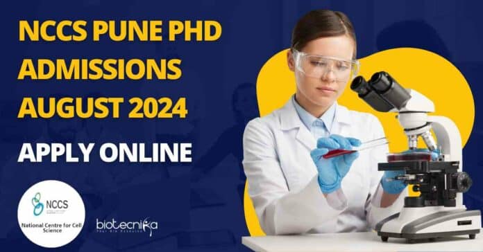 NCCS PhD Admissions 2024