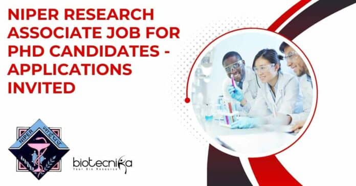 NIPER Non-Medical Project Job