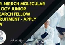 ICMR-NIRRCH Molecular Biology Junior