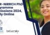 ICMR-NIRRCH PhD Programme Admissions 2024, Apply Online