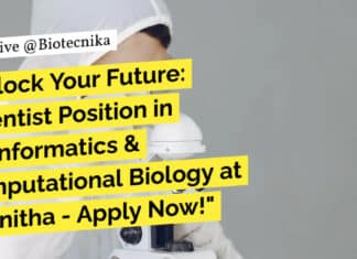 Aganitha Bioinformatics Scientist Job, Computational Biology Eligible - Apply Online