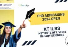 PhD Admissions 2024 at ILBS