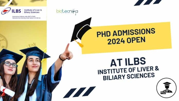 PhD Admissions 2024 at ILBS