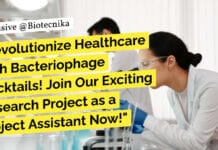 VIT Vellore BSc Biological & Life Sciences Project Assistant Job - Apply Now