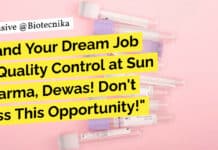 "Land Your Dream Job in Quality Control at Sun Pharma, Dewas! Don't Miss This Opportunity!"