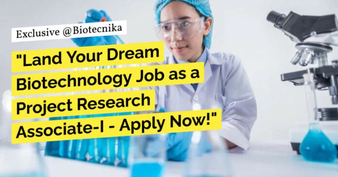 PhD Cell Biology & Biochem Project Research Job With Rs. 47,000 pm Pay - Attend Walk-In