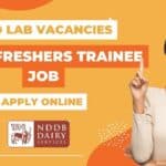 NDDB Freshers Trainee R&D