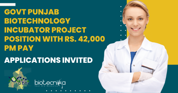 PBTI Lab Vacancies 2022