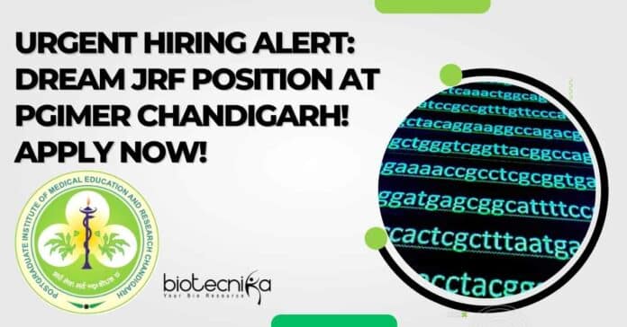 PGIMER Genetics JRF Job