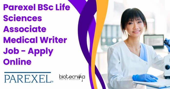 Parexel BSc Medical Writer Job